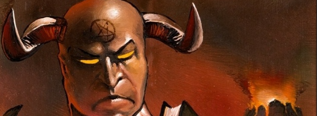 OG Demonic Tutor Art by Douglas Shuler